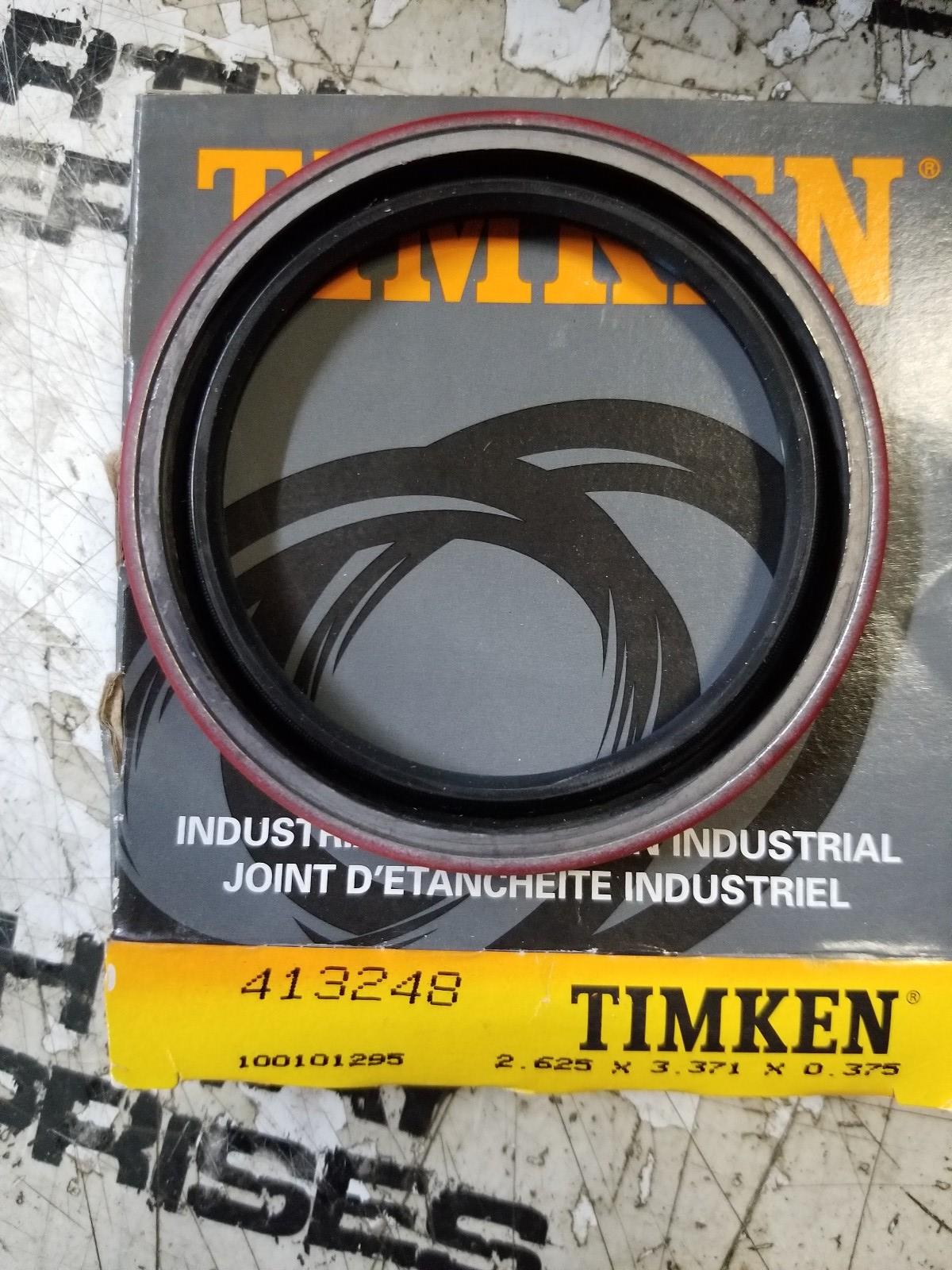 413248 TIMKEN SEAL 2.625 in Shaft Dia., 3.376 in OD, 0.375 in Overall Width