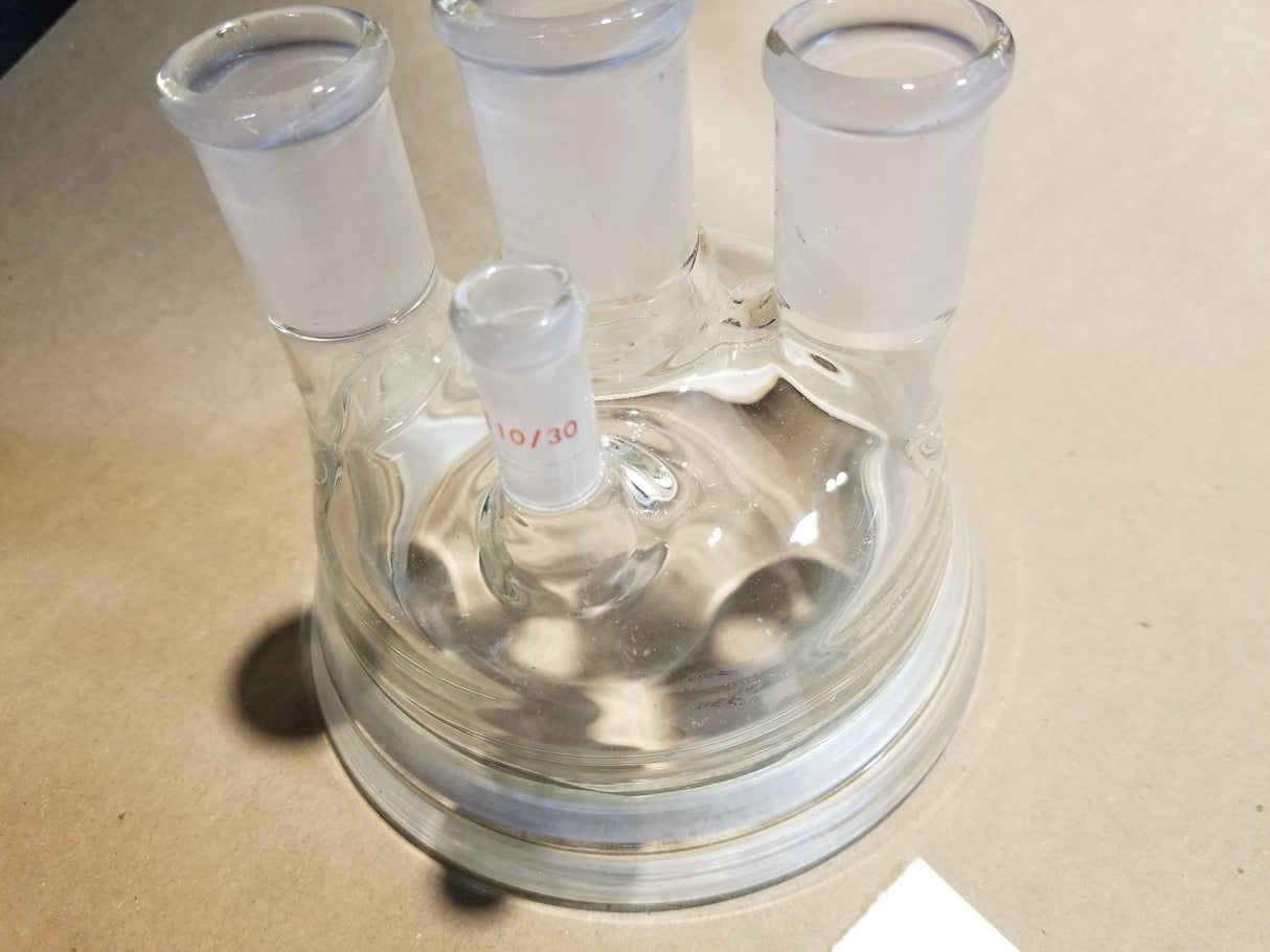 24/40 1000ML Three-Neck Round Bottom 3 Neck Lab Chemistry Reaction Vessel