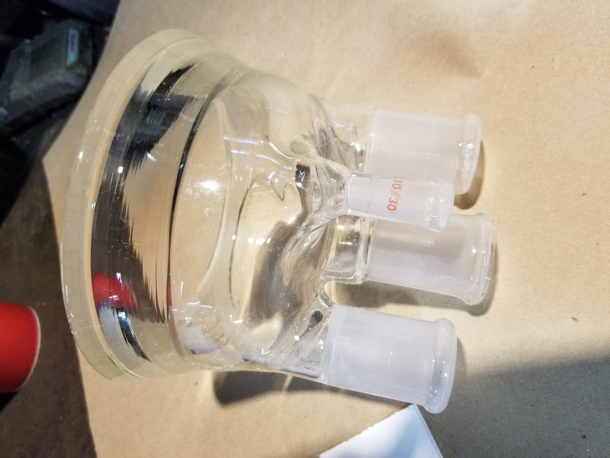 24/40 1000ML Three-Neck Round Bottom 3 Neck Lab Chemistry Reaction Vessel