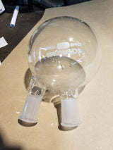 CHEMGLASS 1000mL 2-Neck Round Bottom Flask 24/40 20° Angled Neck CG-1520-14
