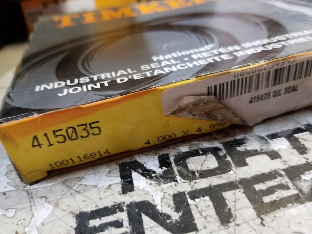 415035 TIMKEN SEAL 4.000 in Shaft Dia., 5.004 in OD, 0.469 in Overall Width