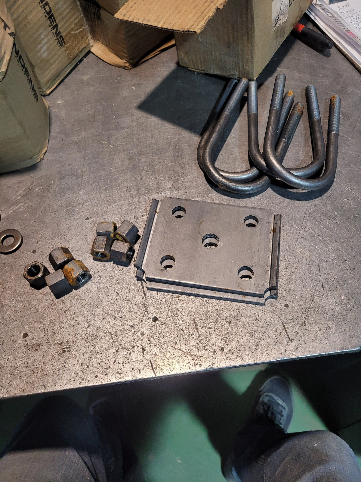 Suspension, 5/8 x 5 x 11 U Bolt Kit 3 SPG 10K TP-560