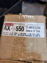 Suspension, 5/8 x 5 x 11 U Bolt Kit 3 SPG 10K TP-560