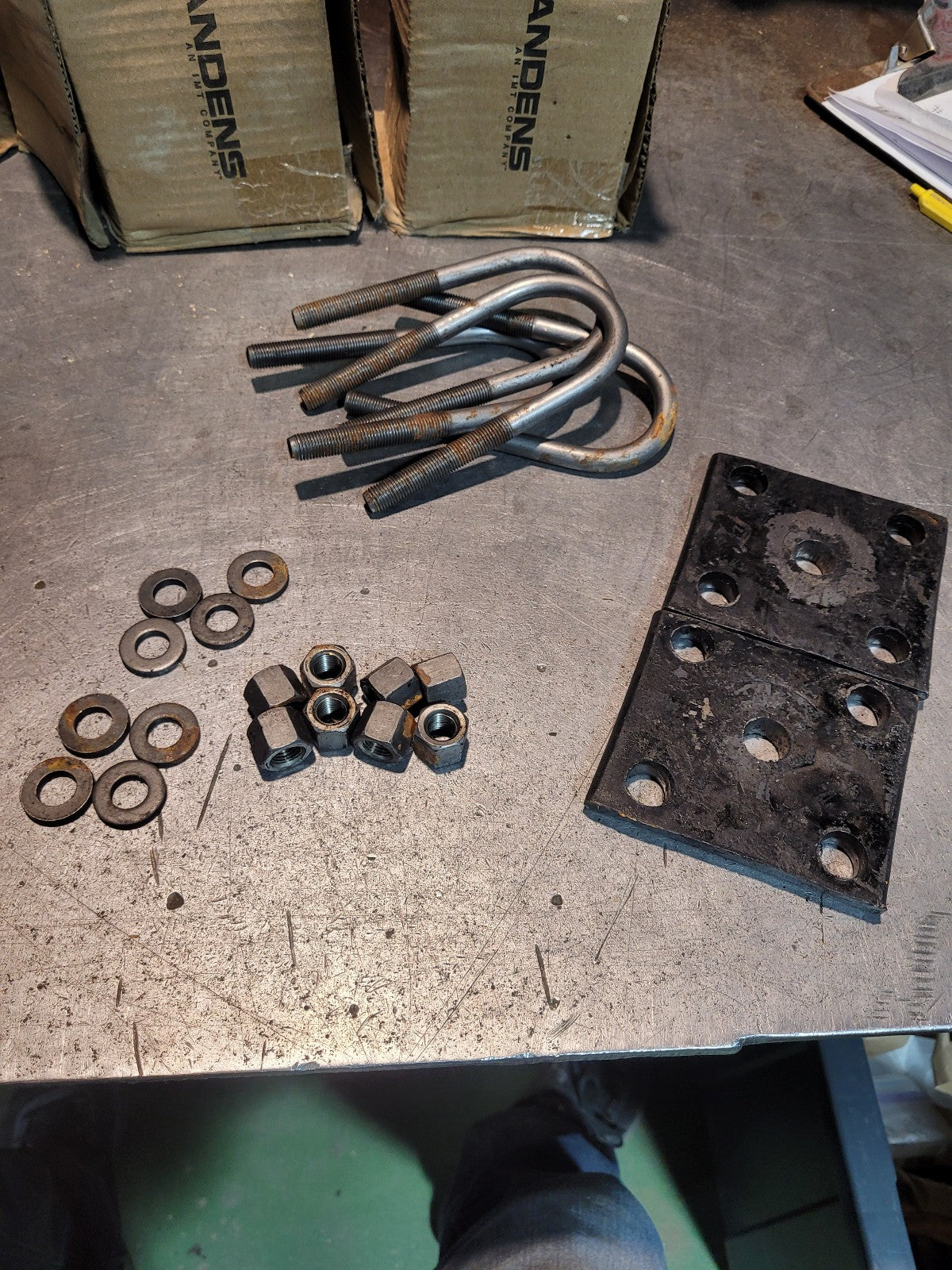 Suspension, 5/8 x 5 x 11 U Bolt Kit 3 SPG 10K TP-560