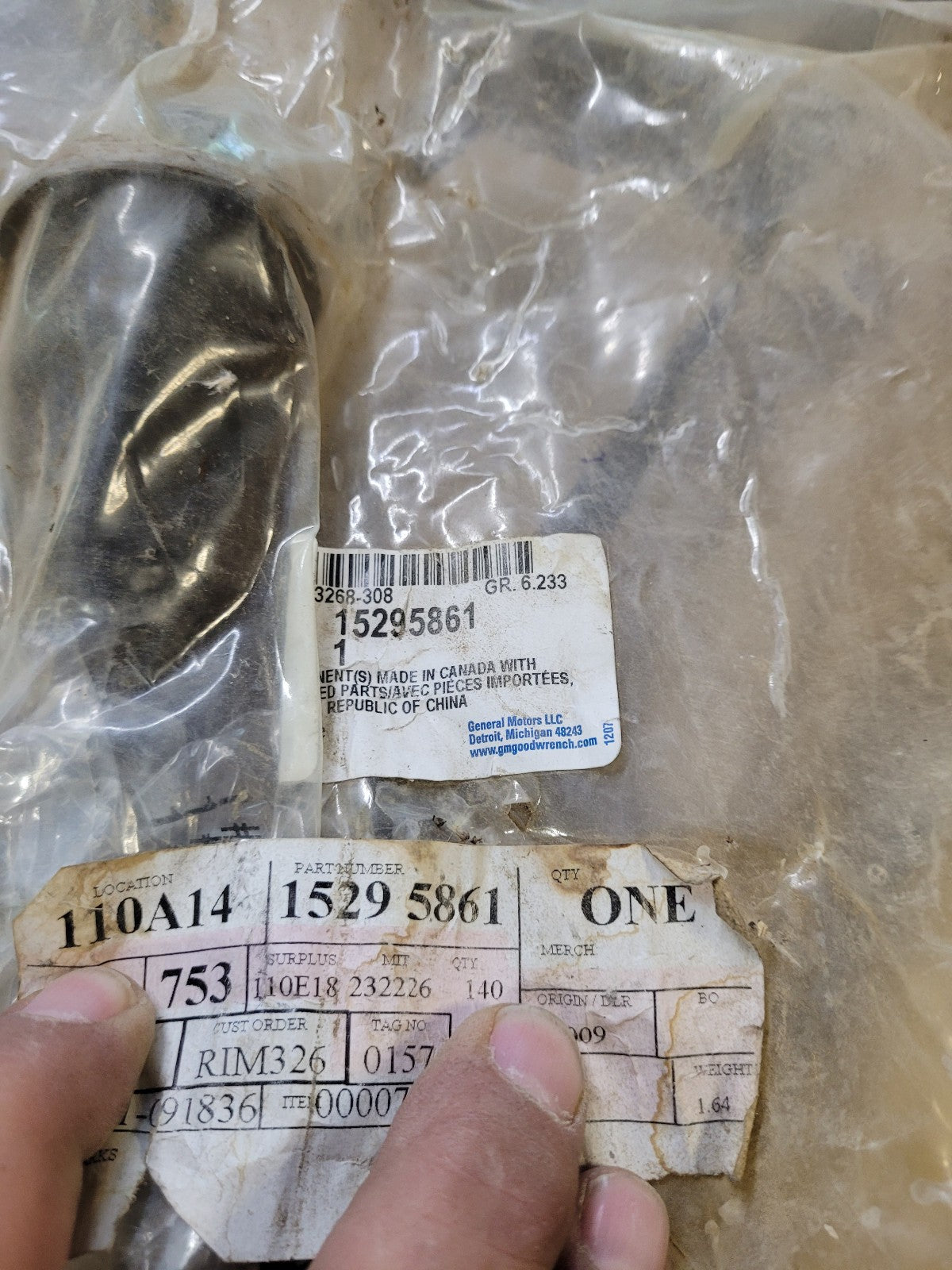 Genuine OEM GM Steering Linkage Inner Tie Rod Kit 15295861