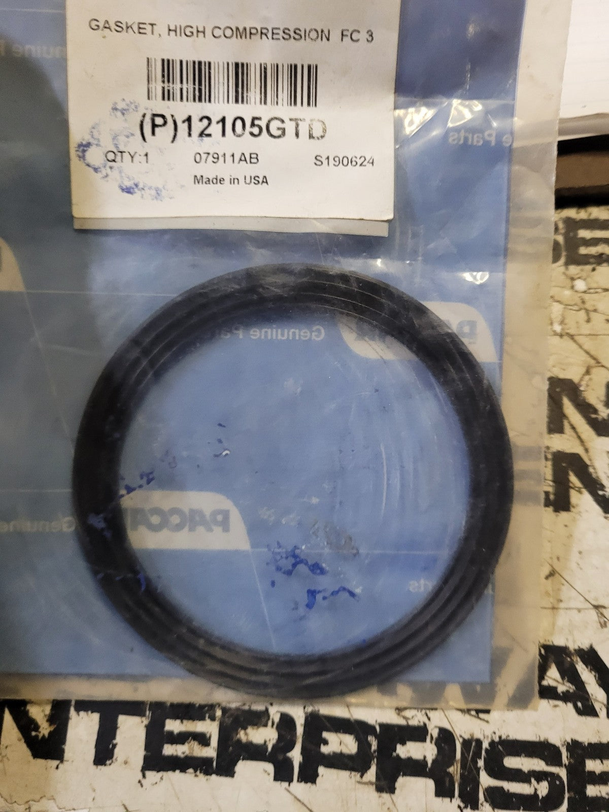 Paccar 12105GTD Fuel Cap Gasket for Kenworth Trucks P12105GTD