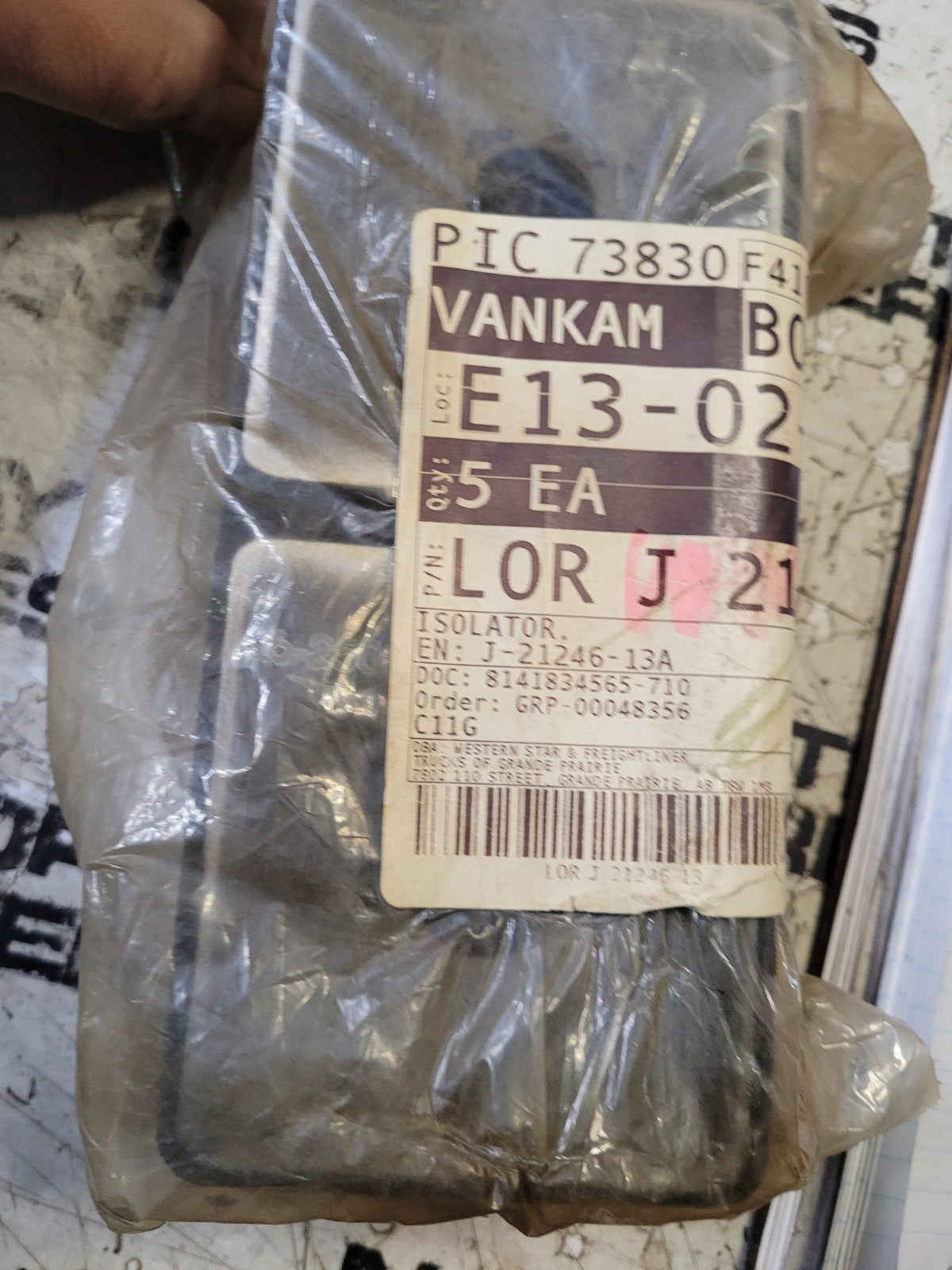 Lord J-21246-13 - ISOLATOR, LOR J2124613