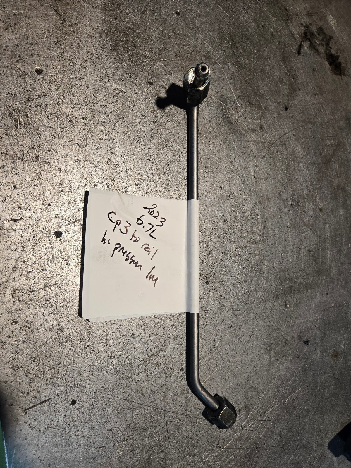 6.7L CUMMINS ETL 2023 CP3 (NOT CP4) TO RAIL HIGH PRESSURE LINE