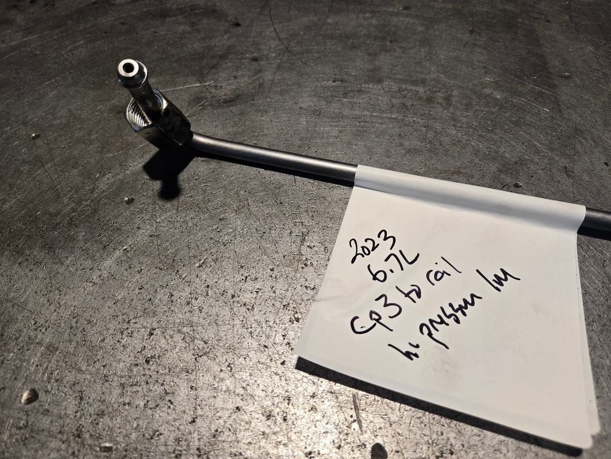 6.7L CUMMINS ETL 2023 CP3 (NOT CP4) TO RAIL HIGH PRESSURE LINE