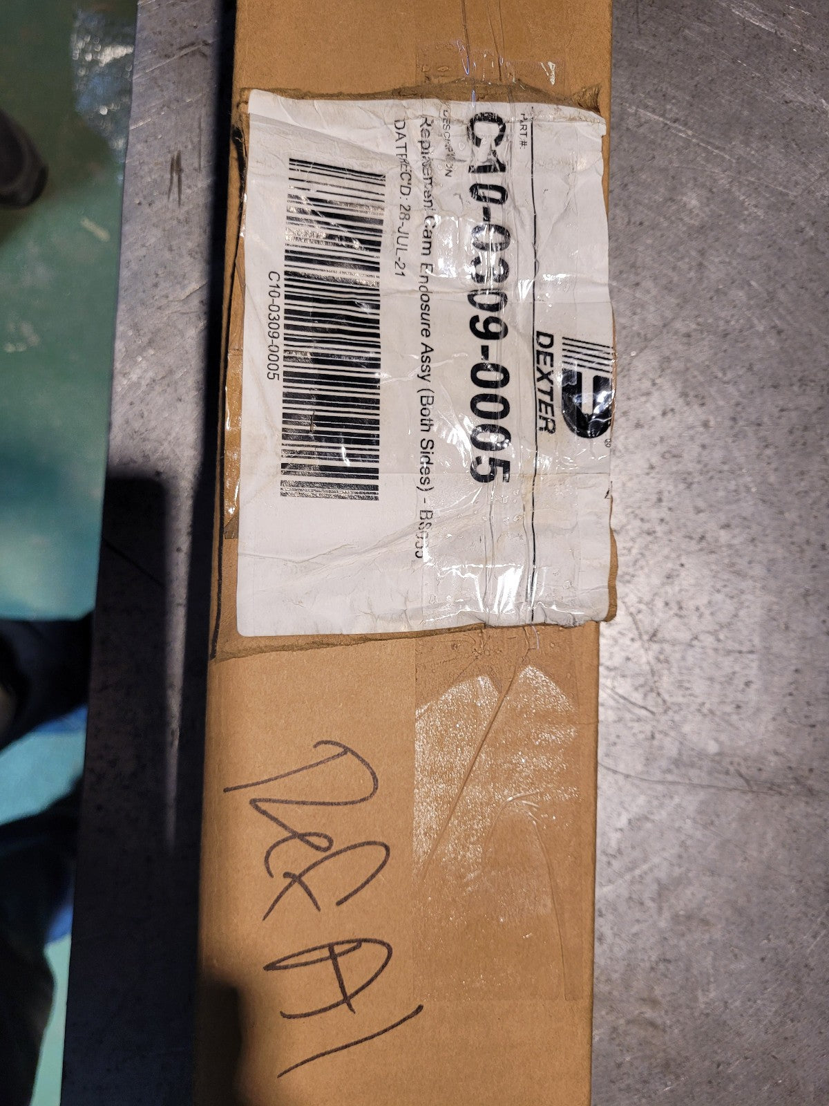 C10-0309-0005 DEXTER REPLACEMENT CAM ENCLOSURE BOTH SIDES