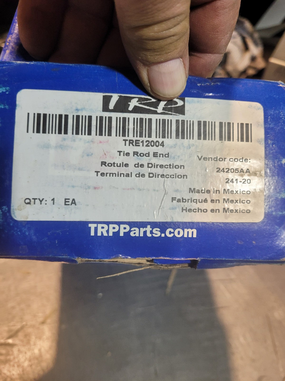TRE12004 TRP TIE ROD END