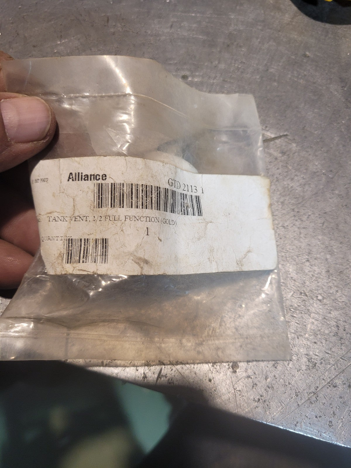 ALLIANCE GTD Fuel Tank Vent 572.1032 GTD21131 GTD 21131