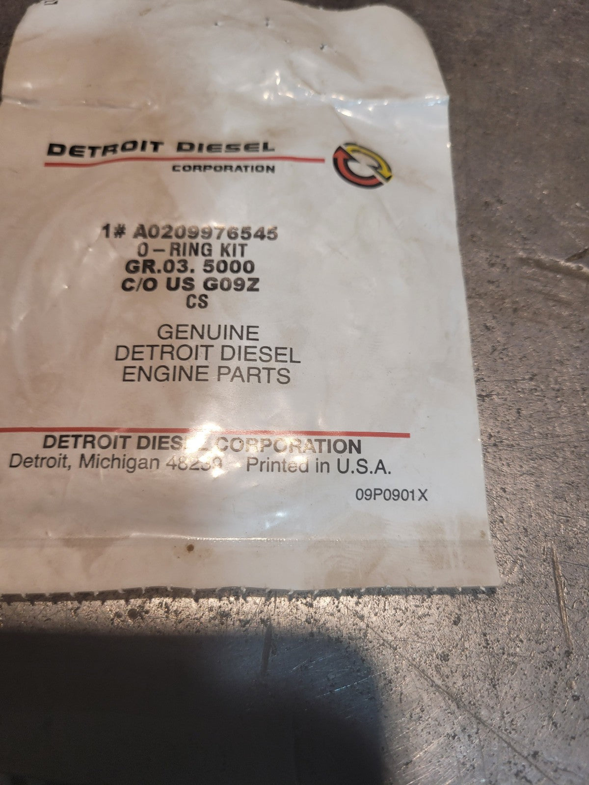 Detroit Diesel A0209976545 O Ring Kit
