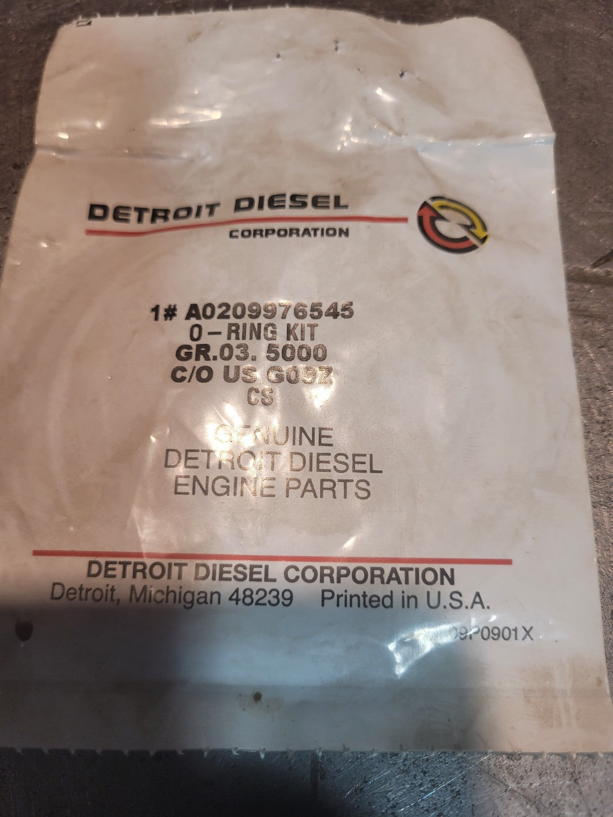 Detroit Diesel A0209976545 O Ring Kit