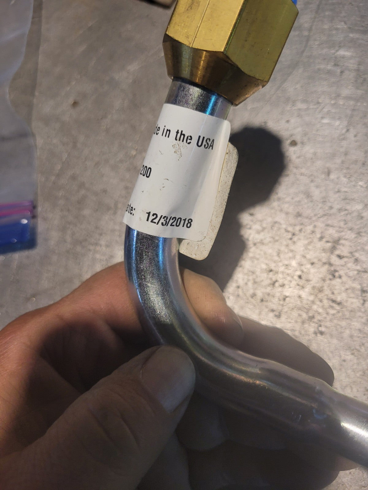 Freightliner A05-29734-200 - Heater Supply Pipe - Steel, 0.07 in. THK