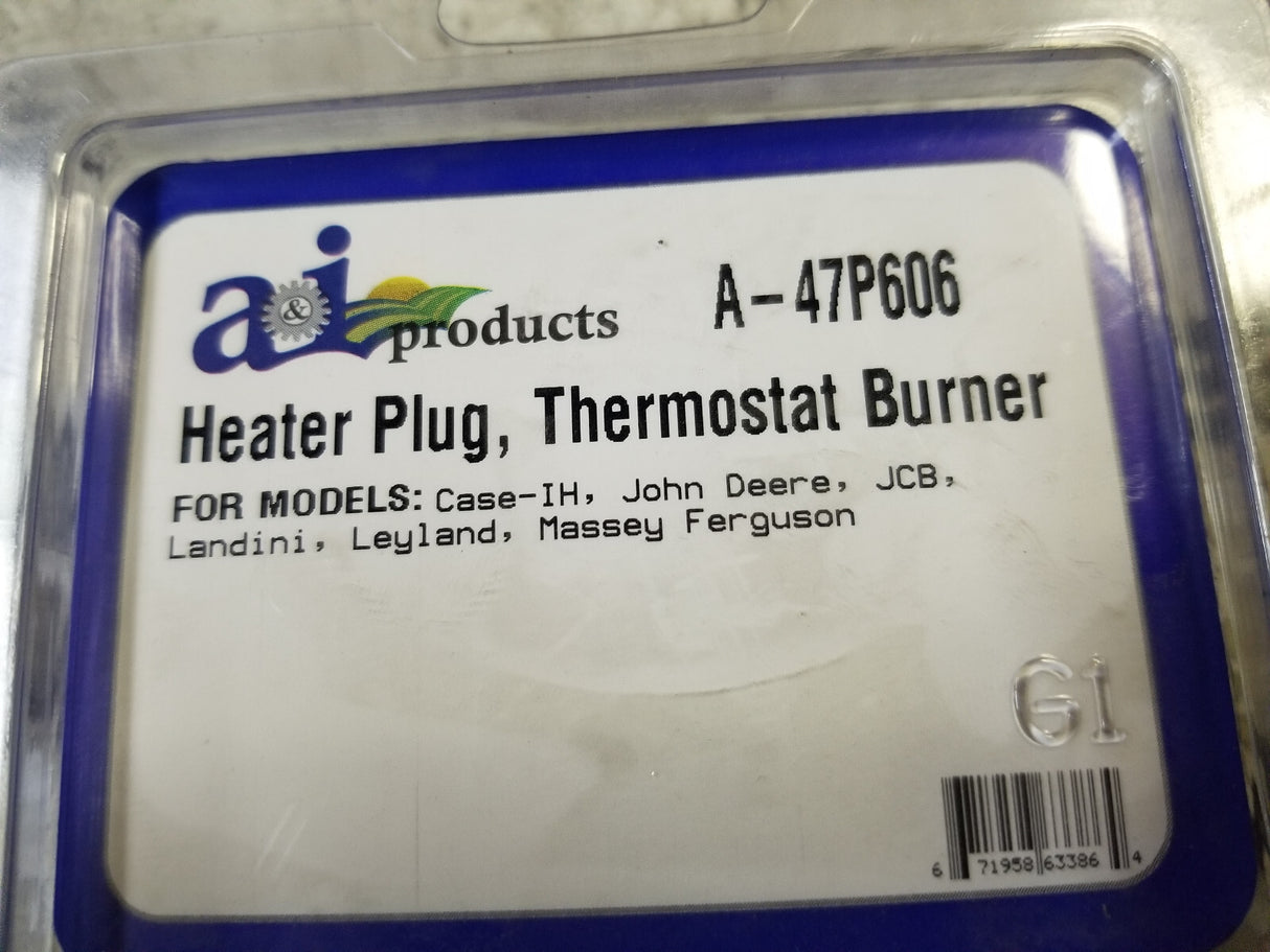 A-47P606 A&I PRODUCTS 47P606 HEATER PLUG