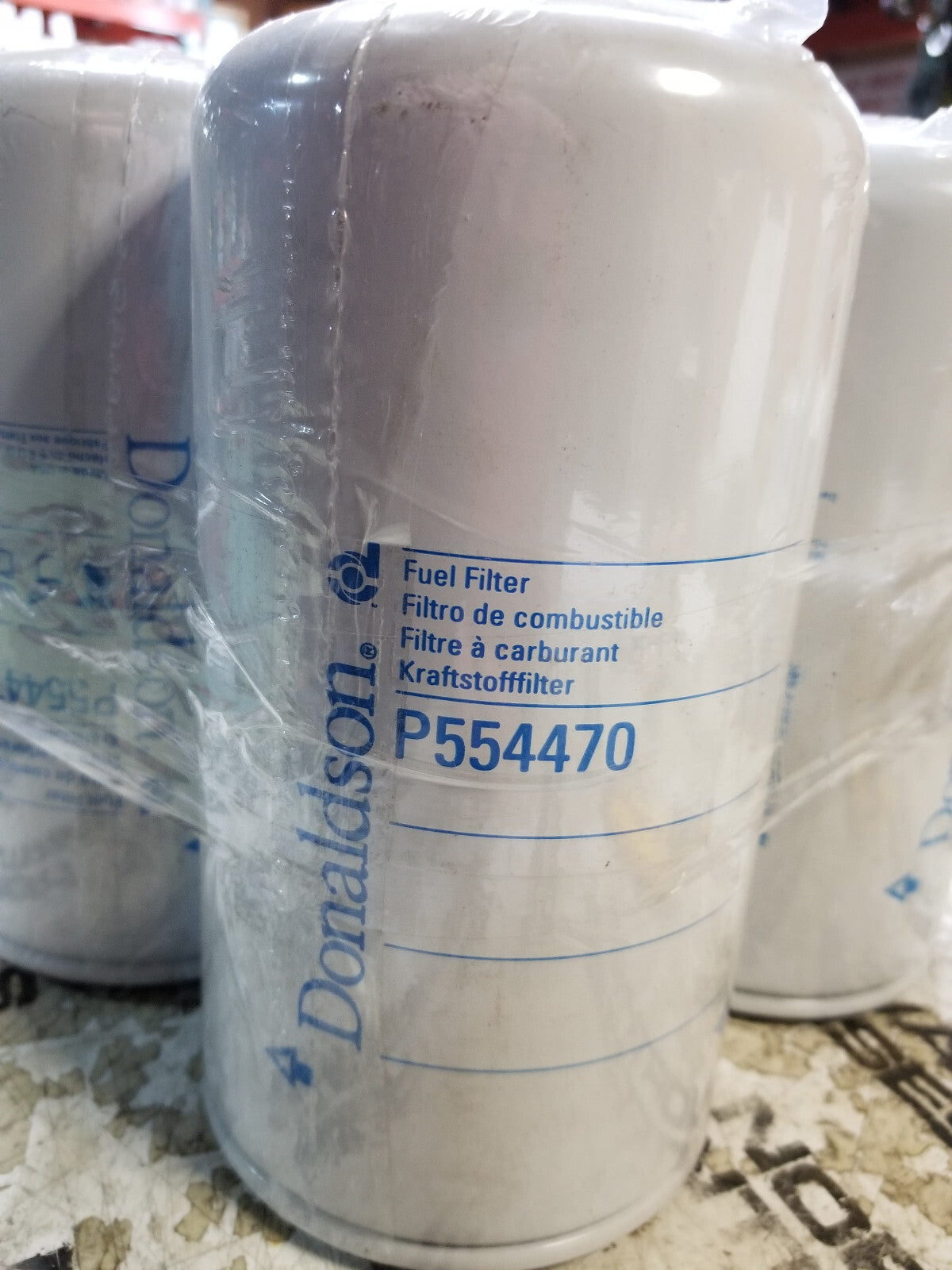LOT OF 4PC - Donaldson Fuel Filter Water Separator Spin-on- P554470
