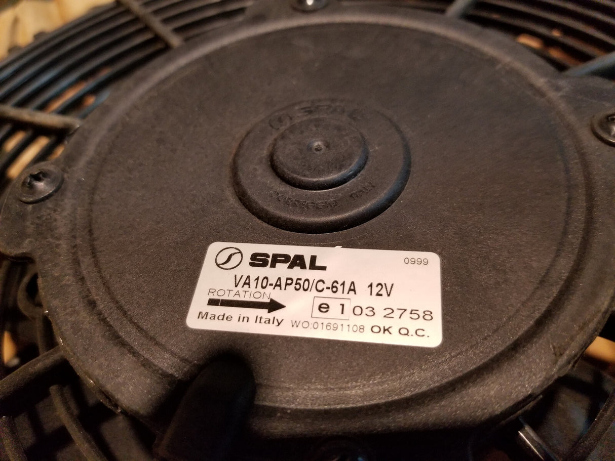 SPAL 1328 CFM 12in Medium Fan - Pull/Curved (VA10-AP50/C-61A) 30101522 12V