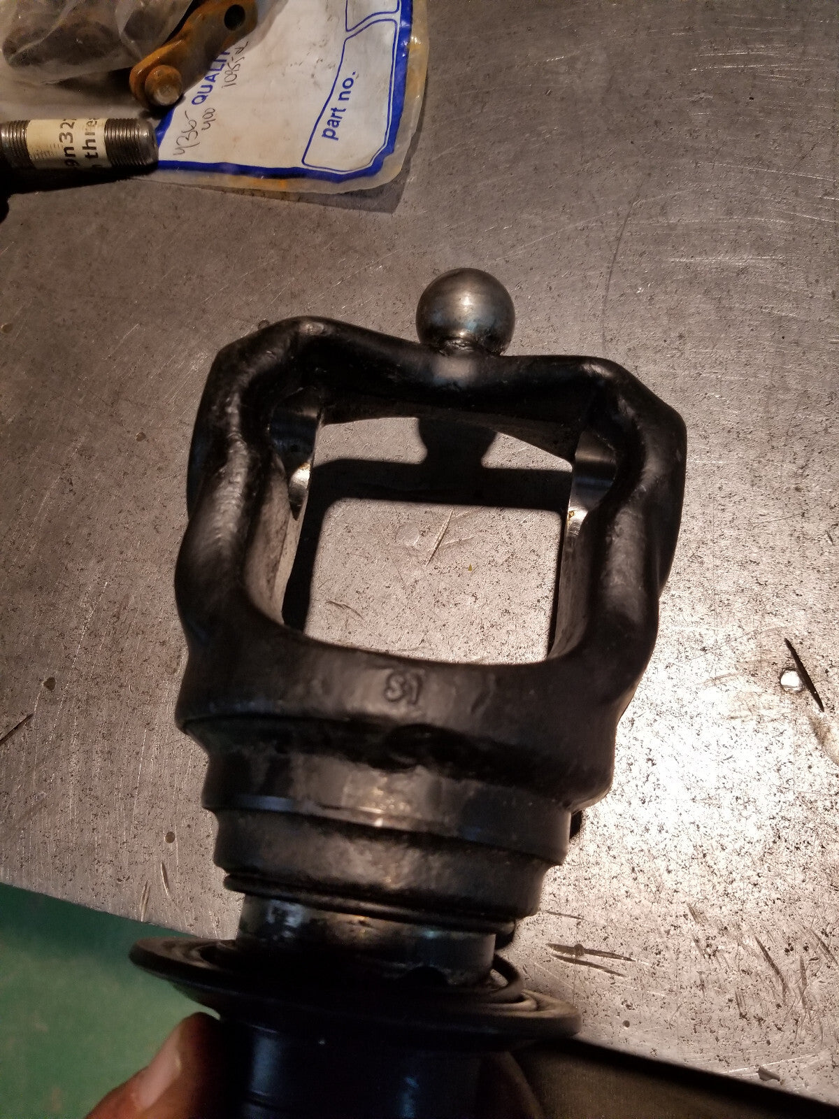 A-BP573080375 AI Tractor Yoke, Splined 1 3/8" - 6 Spline w/ Slide Collar, CV