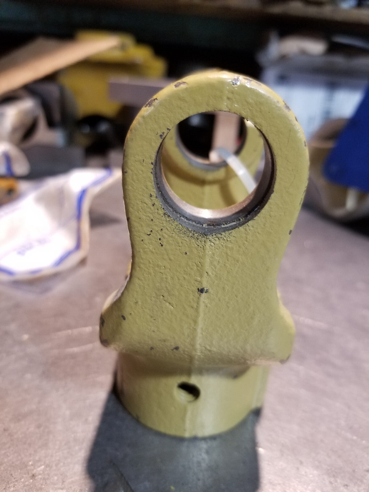 A-W329030 Implement Yoke, Round Bore 1 1/8" w/ 1/4" Keyway & Tapped Hole