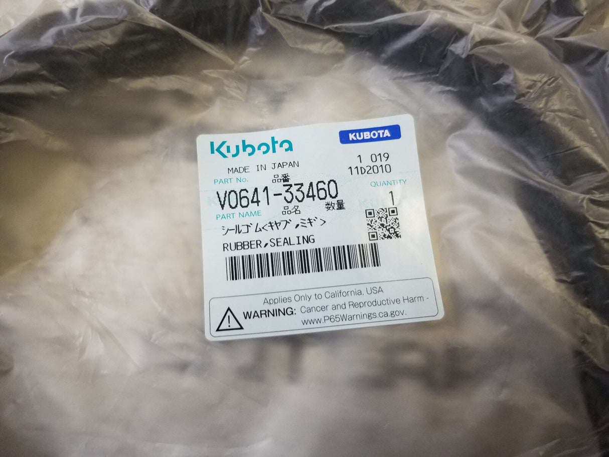 V0641-33460 KUBOTA RUBBER SEAL