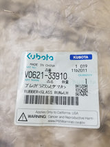 V0621-33910 KUBOTA RUBBER SEAL REPLACED BY V0621-33912 RUBBER(GLASS RUN,LH