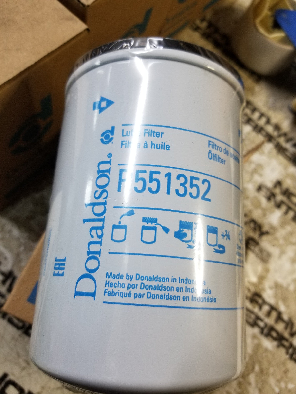 LOT OF 5PC - Donaldson Lube Filter Spin-on Full Flow- P551352
