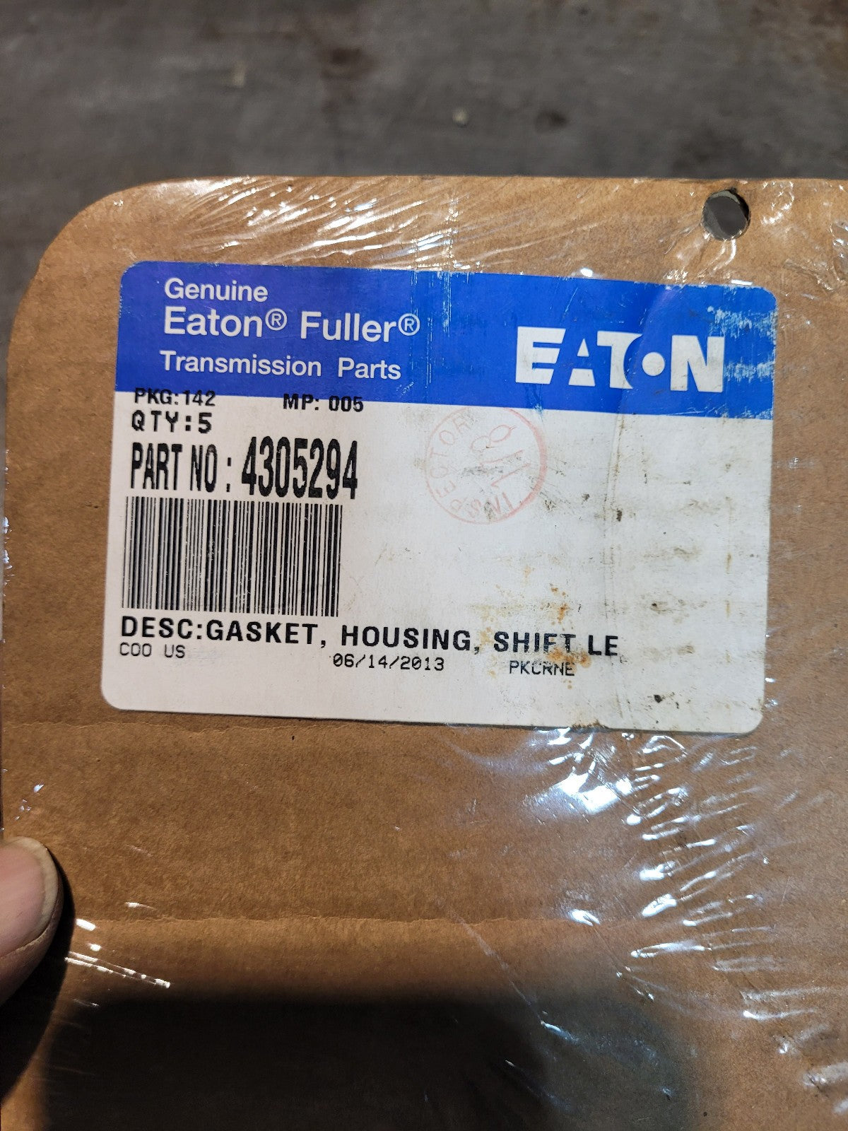 430594 EATON SHIFT TOWER COVER GASKET PACK OF 5 GASKETS