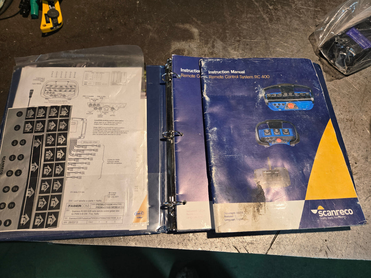 6 FUNCTION PIAP916650 12V FABERCOM M0009 FOR HIAB SCANRECO TMF-BRO 3010 RC400