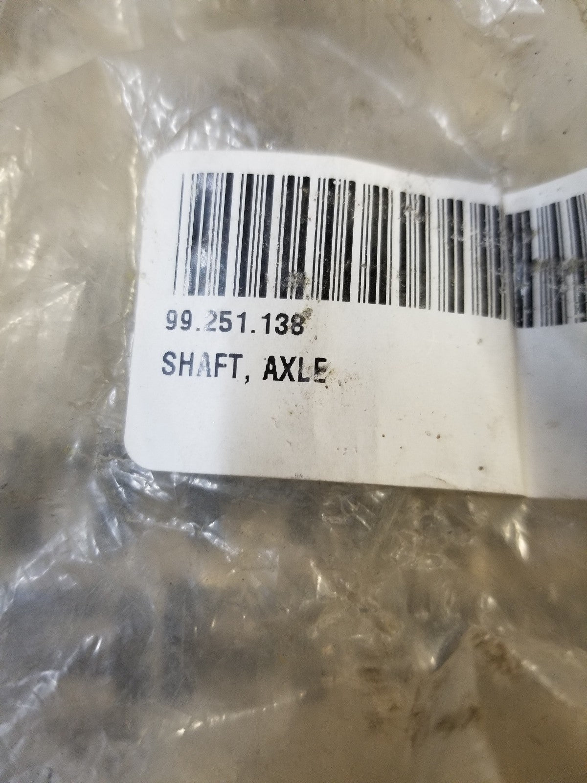 KT99251138 AXLE SHAFT  99.251.138