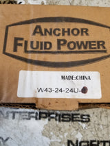 Anchor Fluid Power W43-24-24U Hydraulic Flange Thread 4-Bolt Kit O-Ring Type