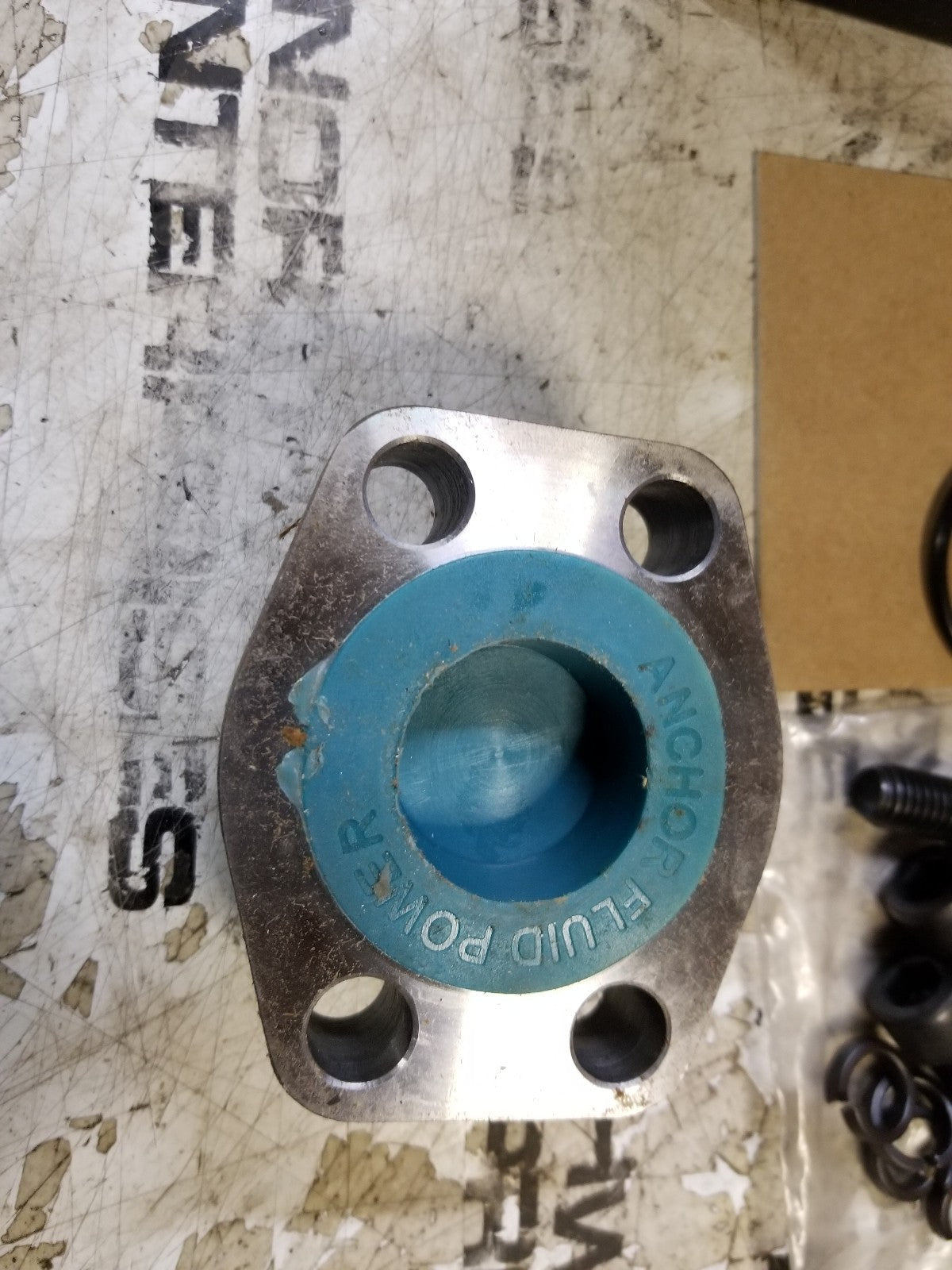 Anchor Fluid Power W43-24-24U Hydraulic Flange Thread 4-Bolt Kit O-Ring Type