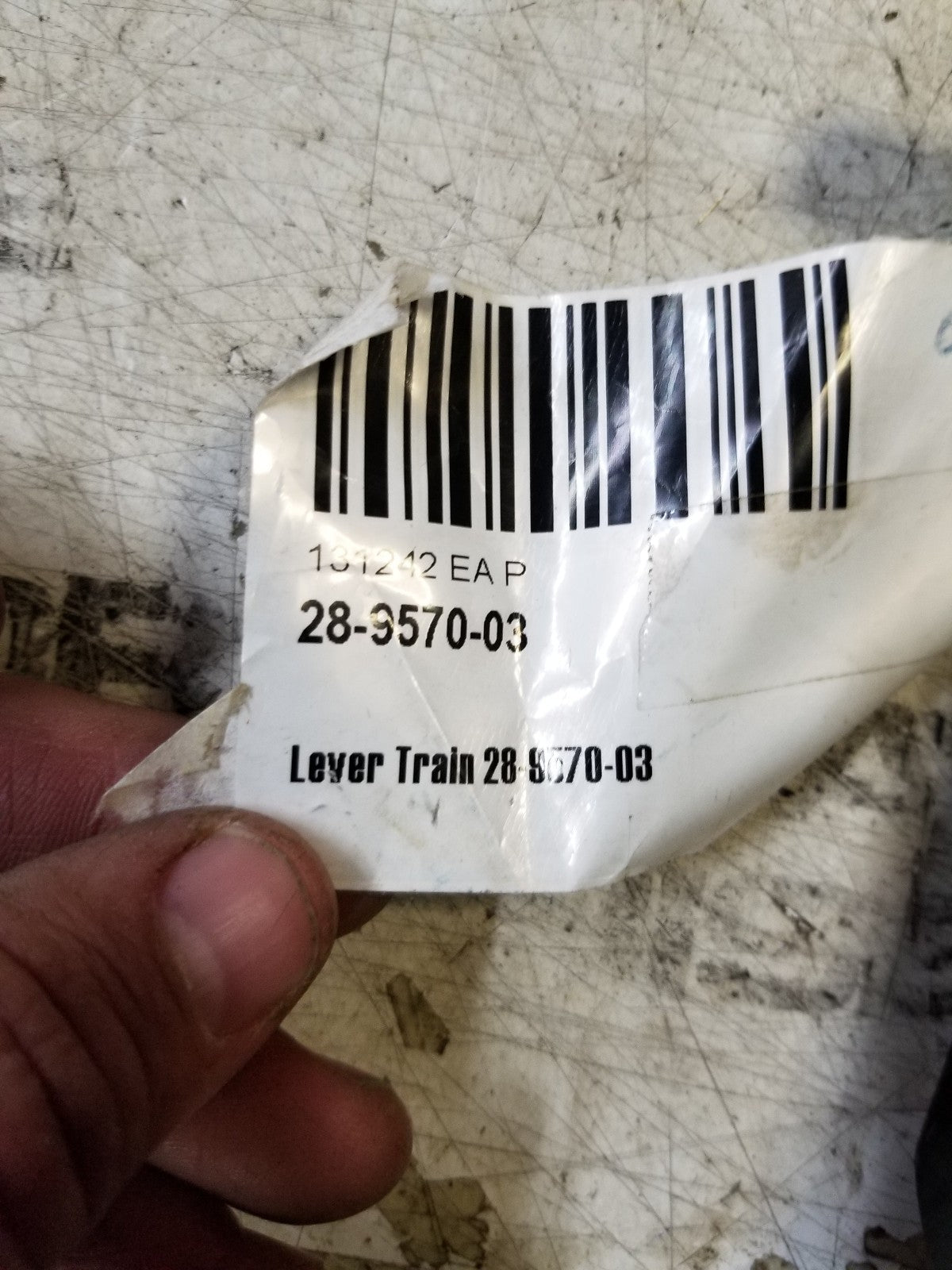 TORO LEVER TRAIN 28-9570-03 28957003