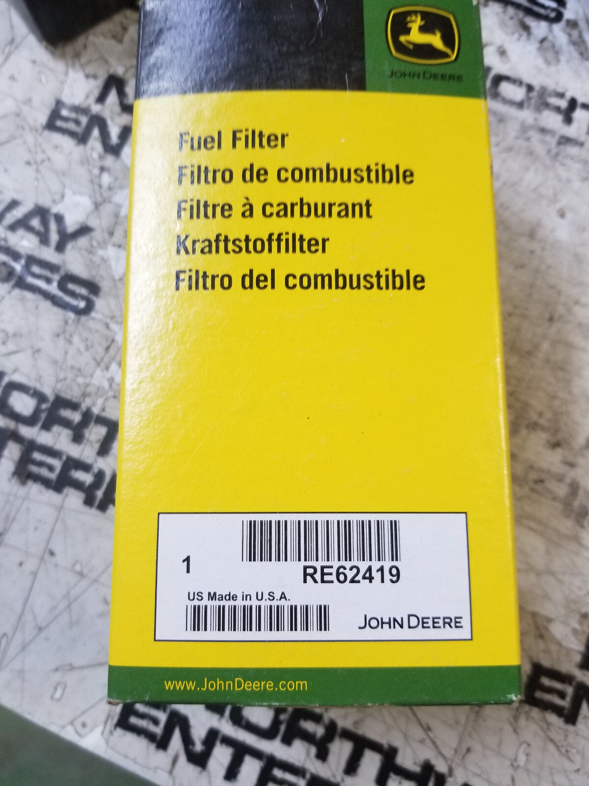 RE62419 JOHN DEERE FINAL FUEL FILTER