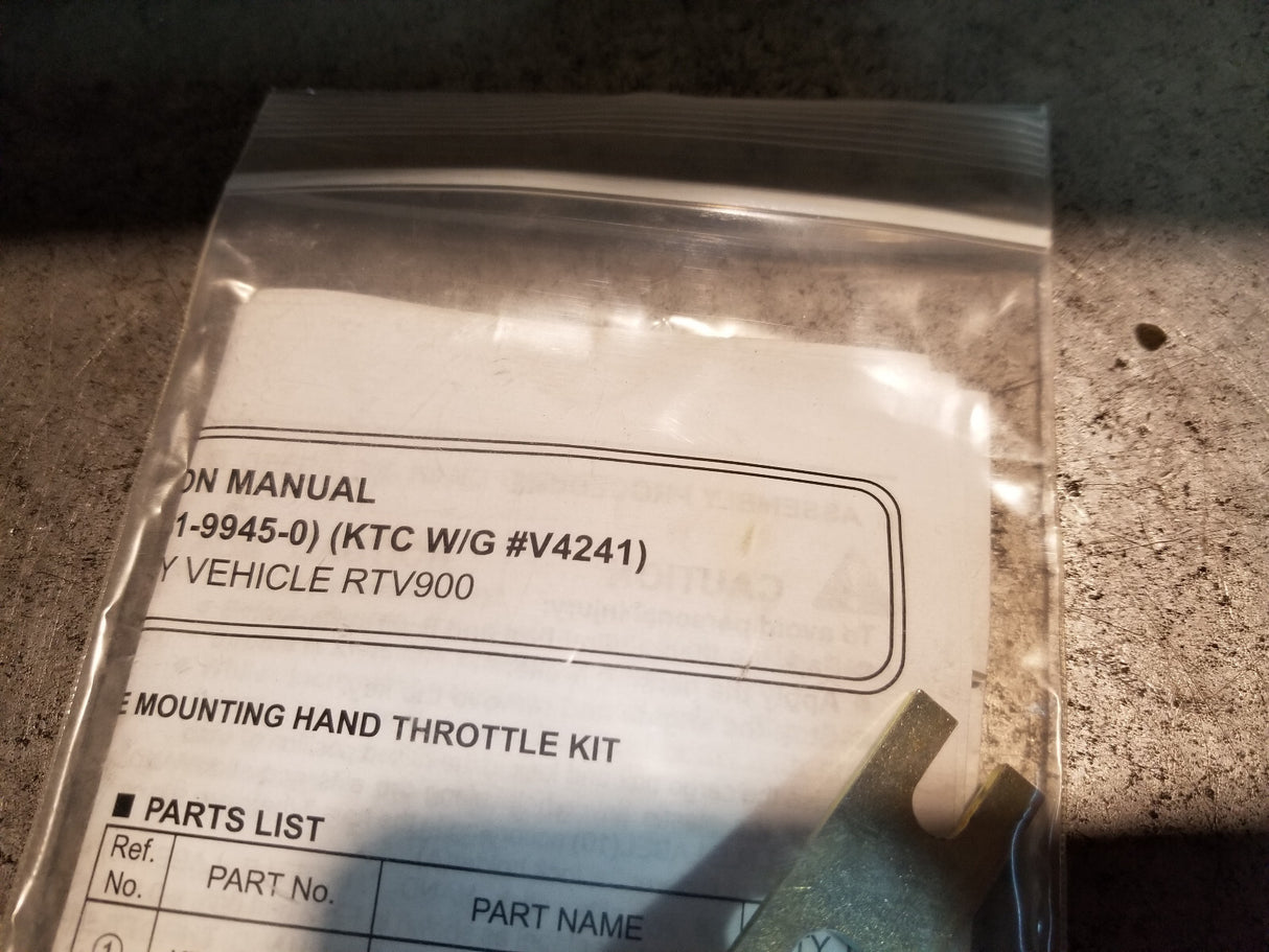 KUBOTAN K7561-99450 Engine hand Throttle Kit (RTV900) V4241