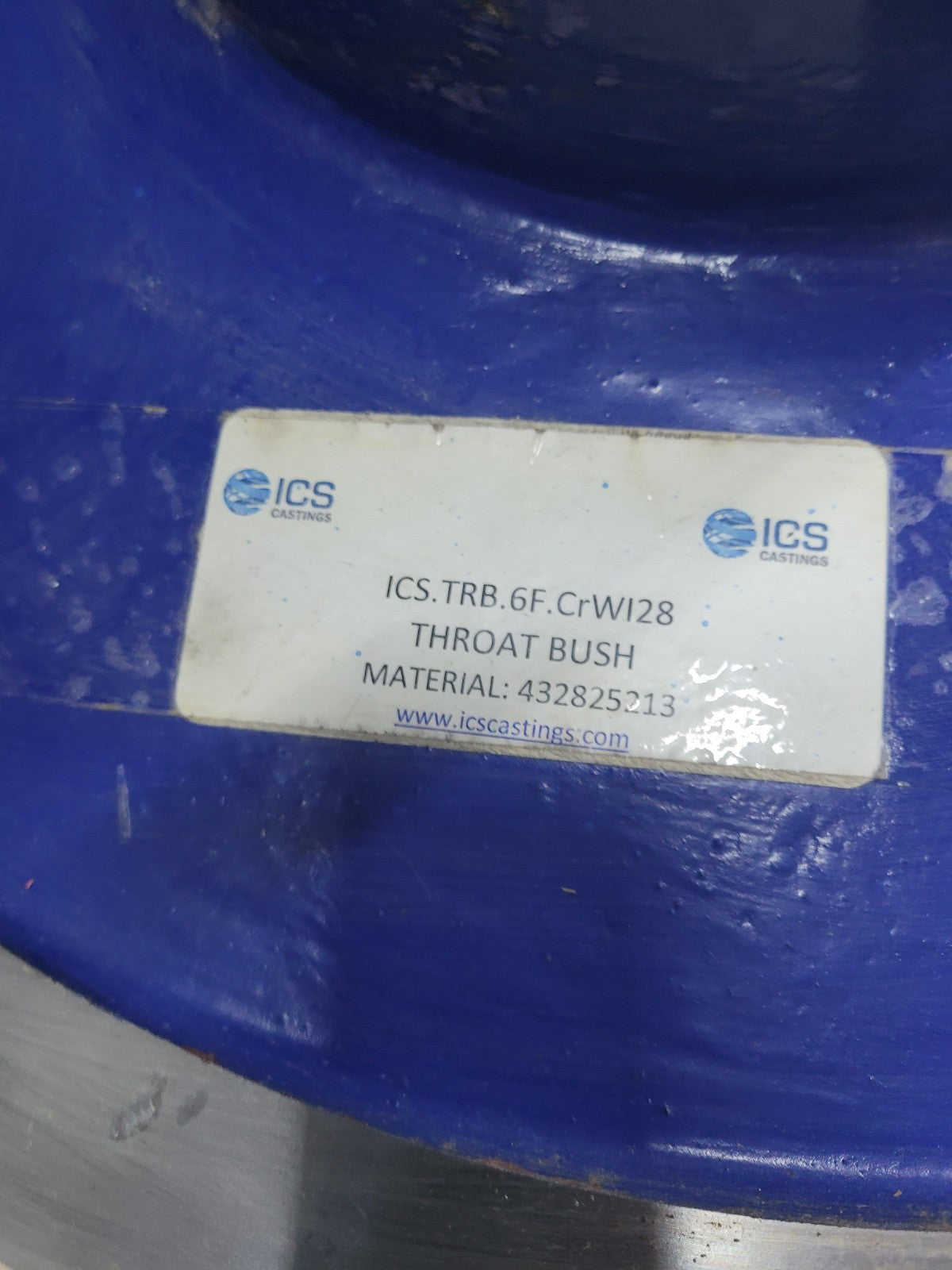 ICS Metal Throatbush 432825213 ICS.TRB.6F.CrWI28 ICSMMF6TRB-28