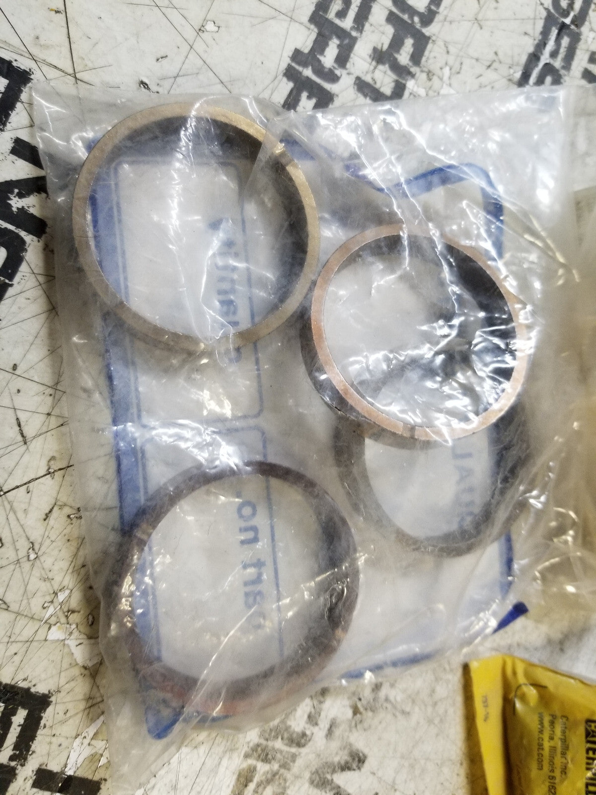 LOT OF 4PC - Caterpillar 3P-0623: 48.03mm Internal Diameter Thrust Ring