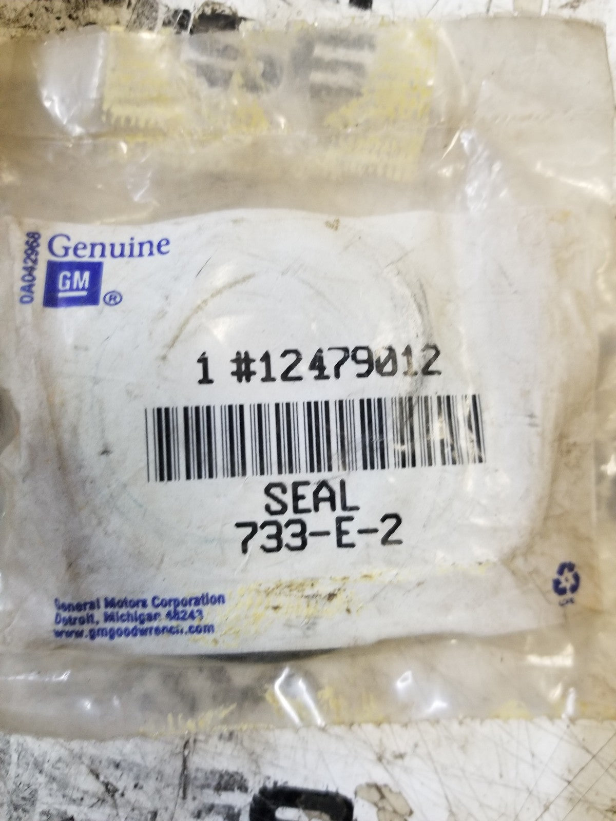 12479012 AC DELCO FR AXLE SHAFT OUTPUT SEAL