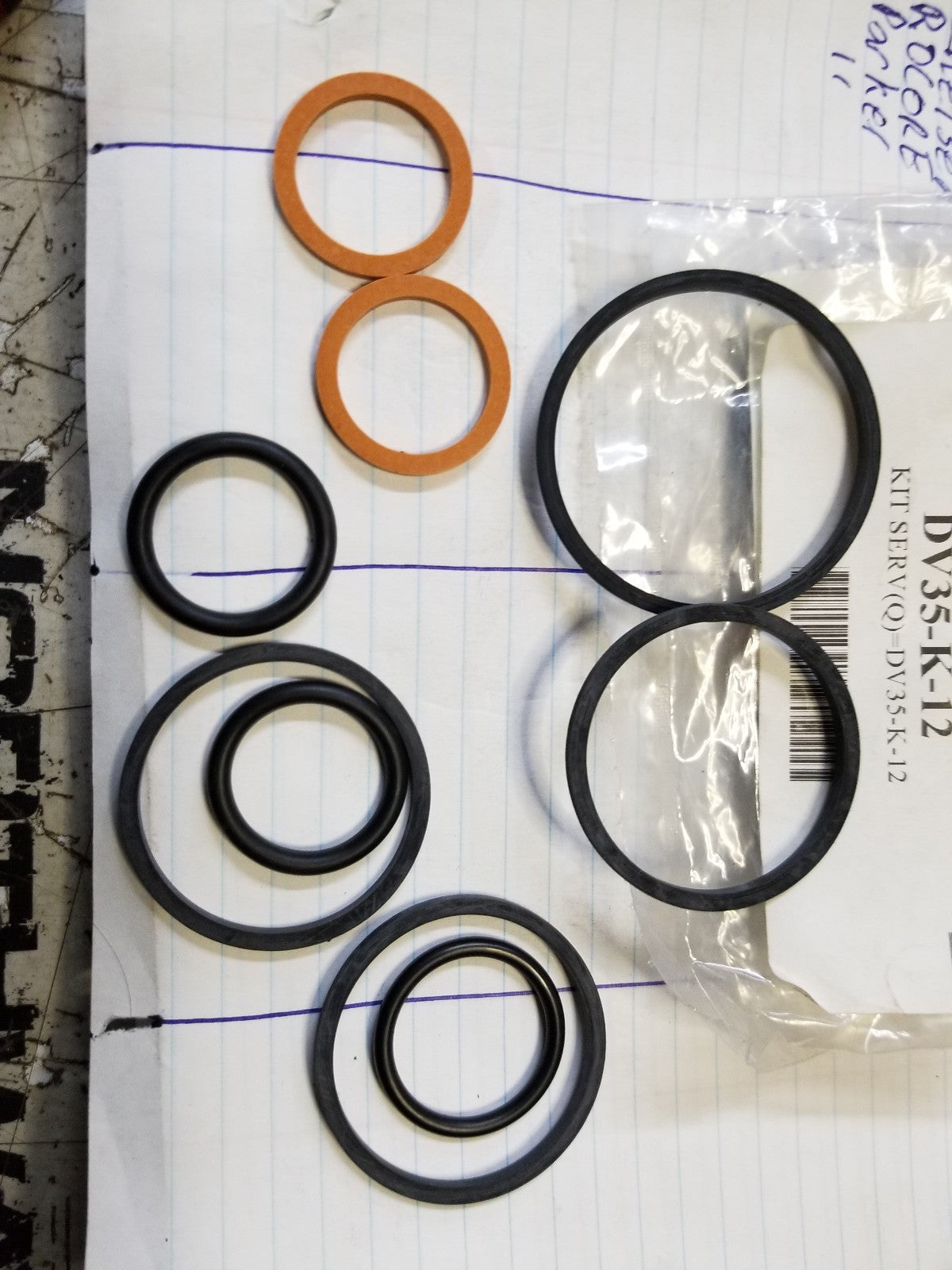 Parker 3911873041 SEAL KIT DV-35-K-12