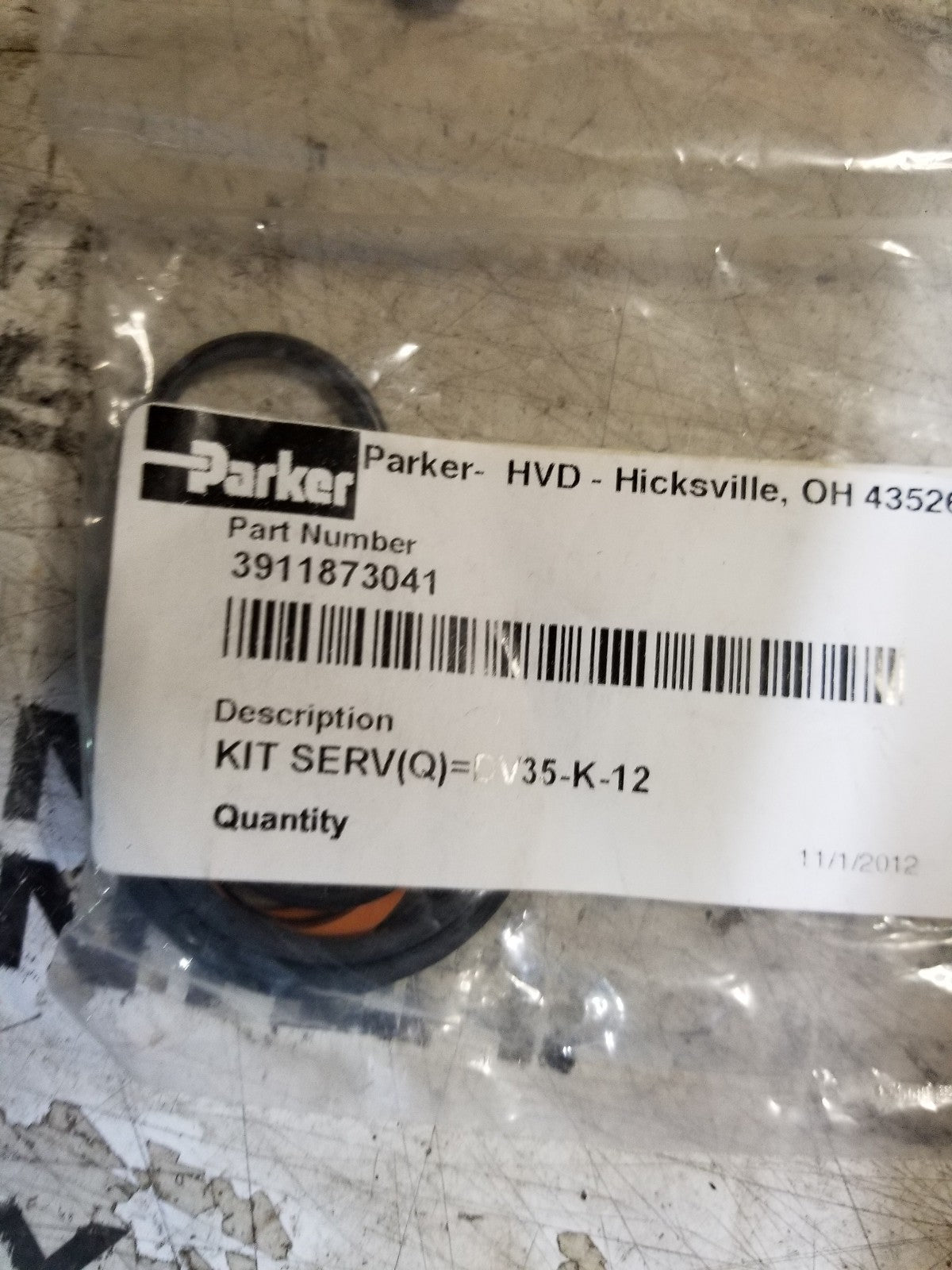 Parker 3911873041 SEAL KIT DV-35-K-12