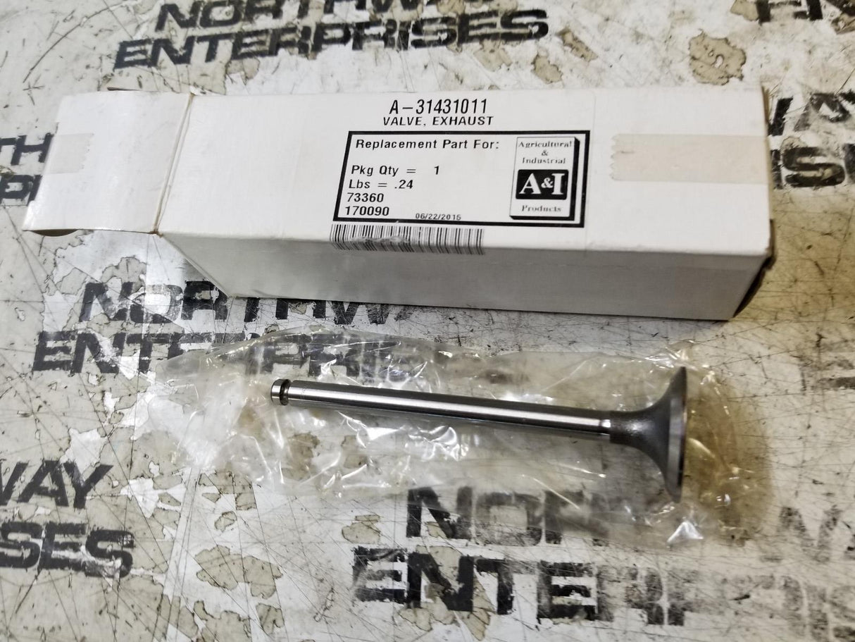A&I A-31431011 31431011 EXHAUST VALVE