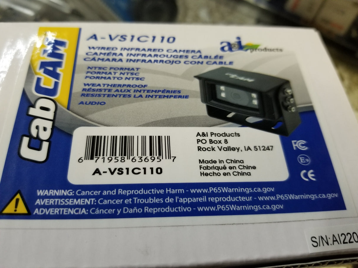 CAB CAM A-VSIC110 WIRED INFARED CAMERA