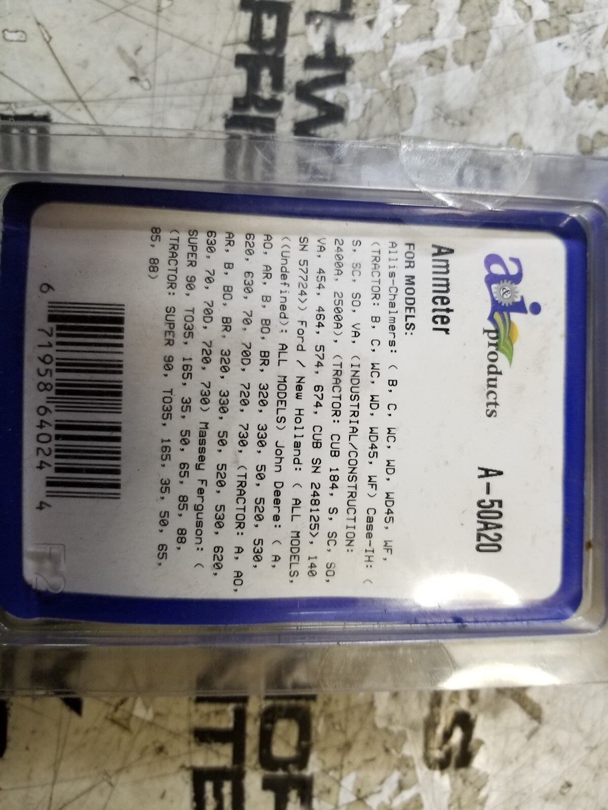 A-50A20 VOLT METER A&I PRODUCTS