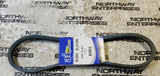 LOT OF 2PC - B38K-5L410K B38K v belt is a 5/8'' wide X 41'
