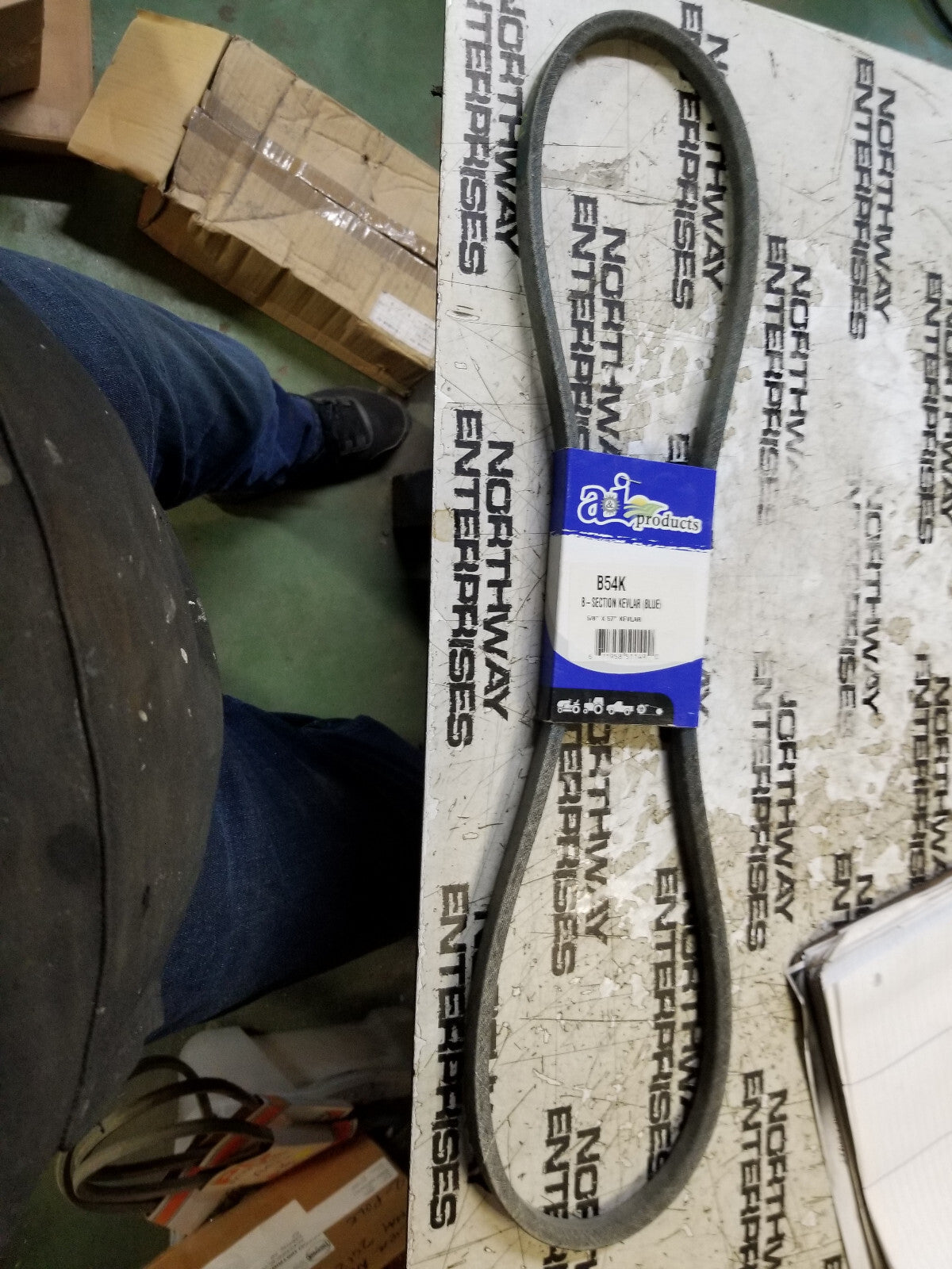 B54K 5L570K 5/8 x 57" MOWER BELT