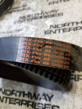A-3VX670/03 12H3VX670 V- Belt, 3VX Cogged, 3/8 x 67in OC, 12 Band