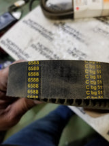 A-3VX670/03 12H3VX670 V- Belt, 3VX Cogged, 3/8 x 67in OC, 12 Band
