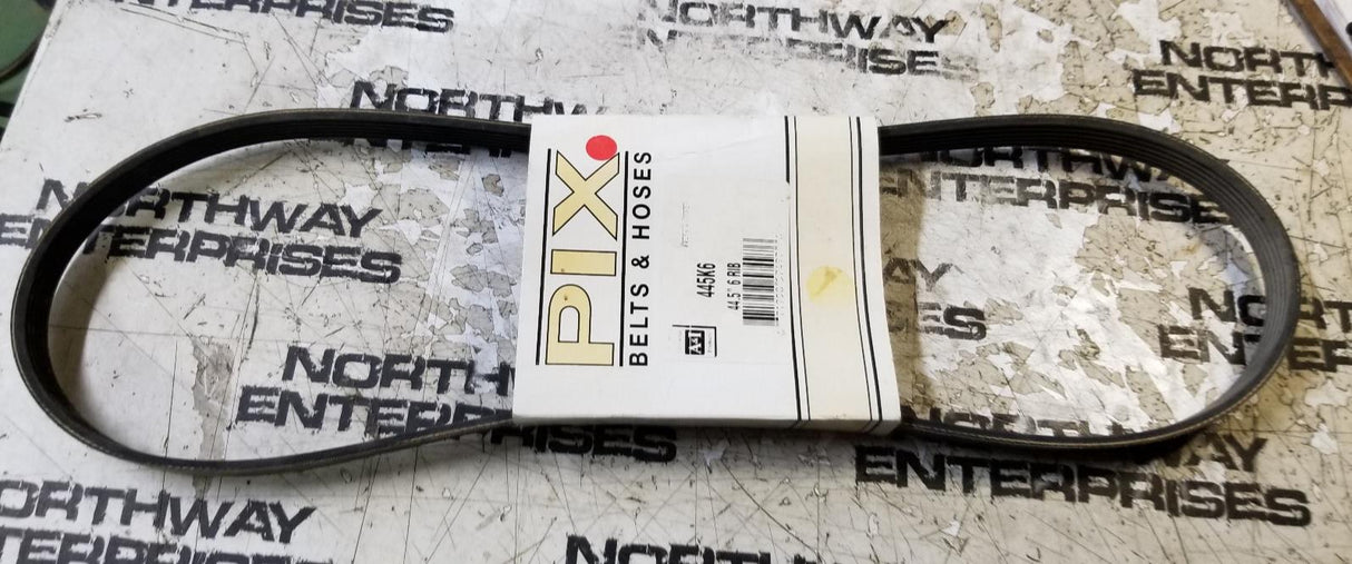 445K6 K Series Poly V Belt   44.5 Pitch Length - 45.25 Outside Measurement X 6
