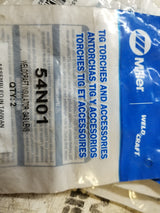 LOT OF 4 BAGS - MILLER 54N01 GAS LENS INSULATOR, FOR 17- 18 OR 26 SERIES