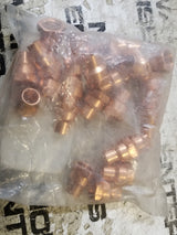 1 BAG OF 25PC 1/4" FTGxC COPPER ADAPTER 9024100 777701377020 0101198